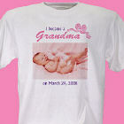 I Became A... New Baby Girl Personalized Photo T-Shirt